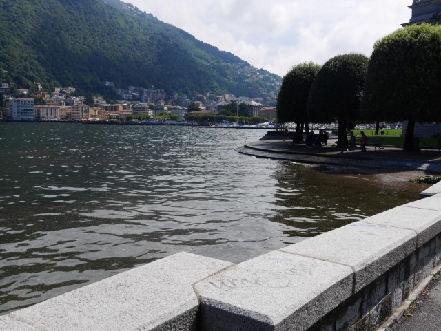 Matkan varrelle sattui Lago di Como -järvi
