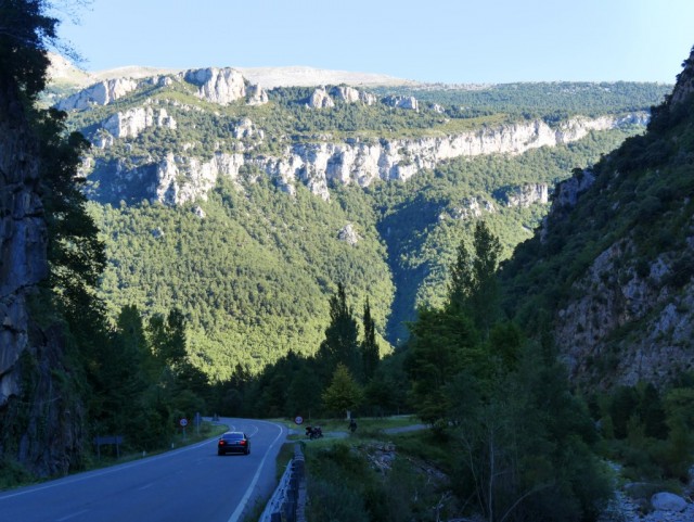 Jylhää Pyrenien maisemaa Ranskan puolella.